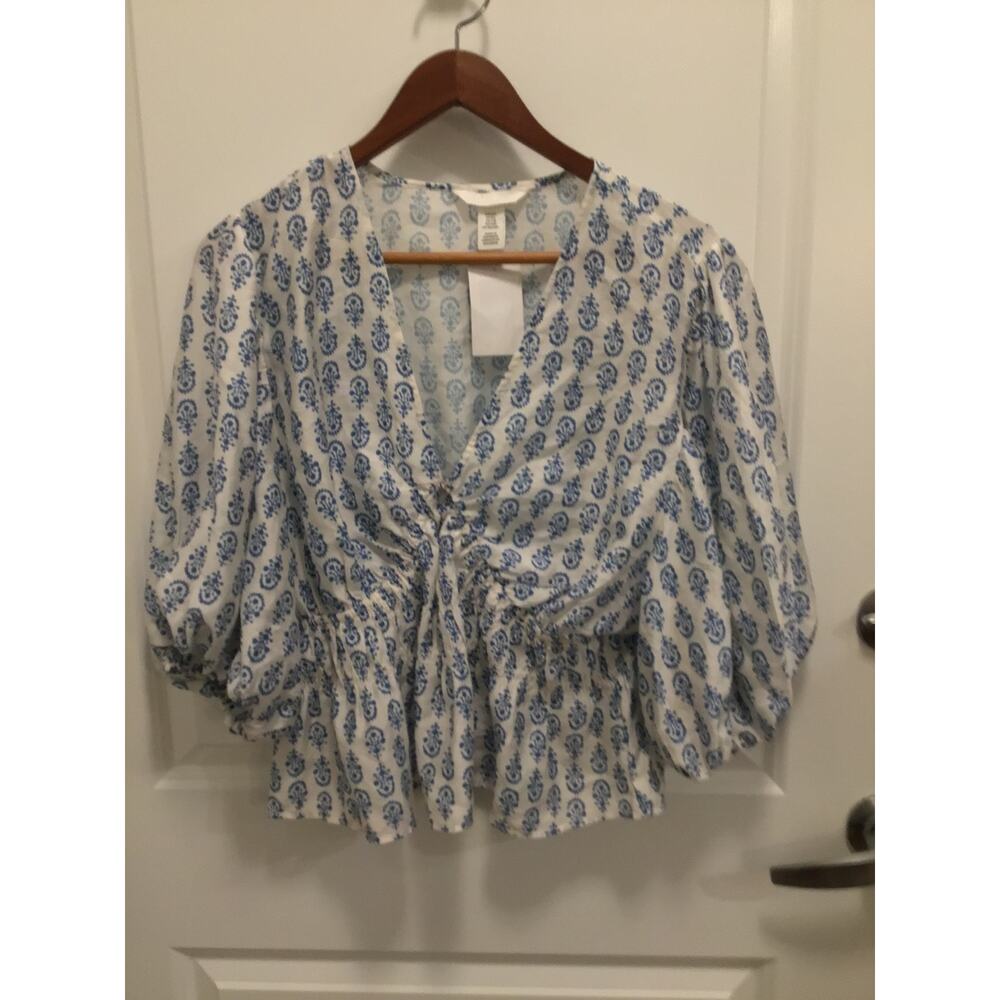 H & M white and floral pattern - Picture 2 of 13